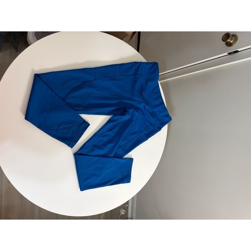 Zyia Active Blue Reflective Pocket High Rise Leggings Size 6-8 - Picture 4 of 8